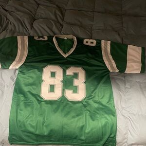 This is a Vince Papale Philadelphia Eagles autographed custom football jersey